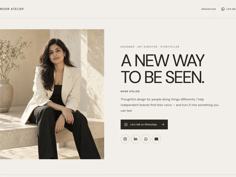 Forma portfolio template preview